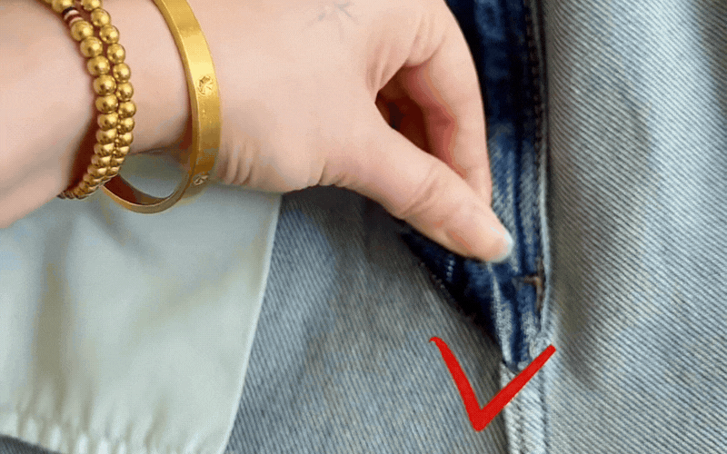 Không cần mặc thử, đây là mẹo để phân biệt quần jeans xịn hay không chỉ bằng mắt thường!- Ảnh 11.