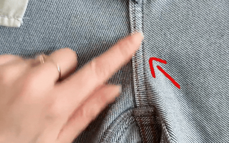 Không cần mặc thử, đây là mẹo để phân biệt quần jeans xịn hay không chỉ bằng mắt thường!- Ảnh 1.