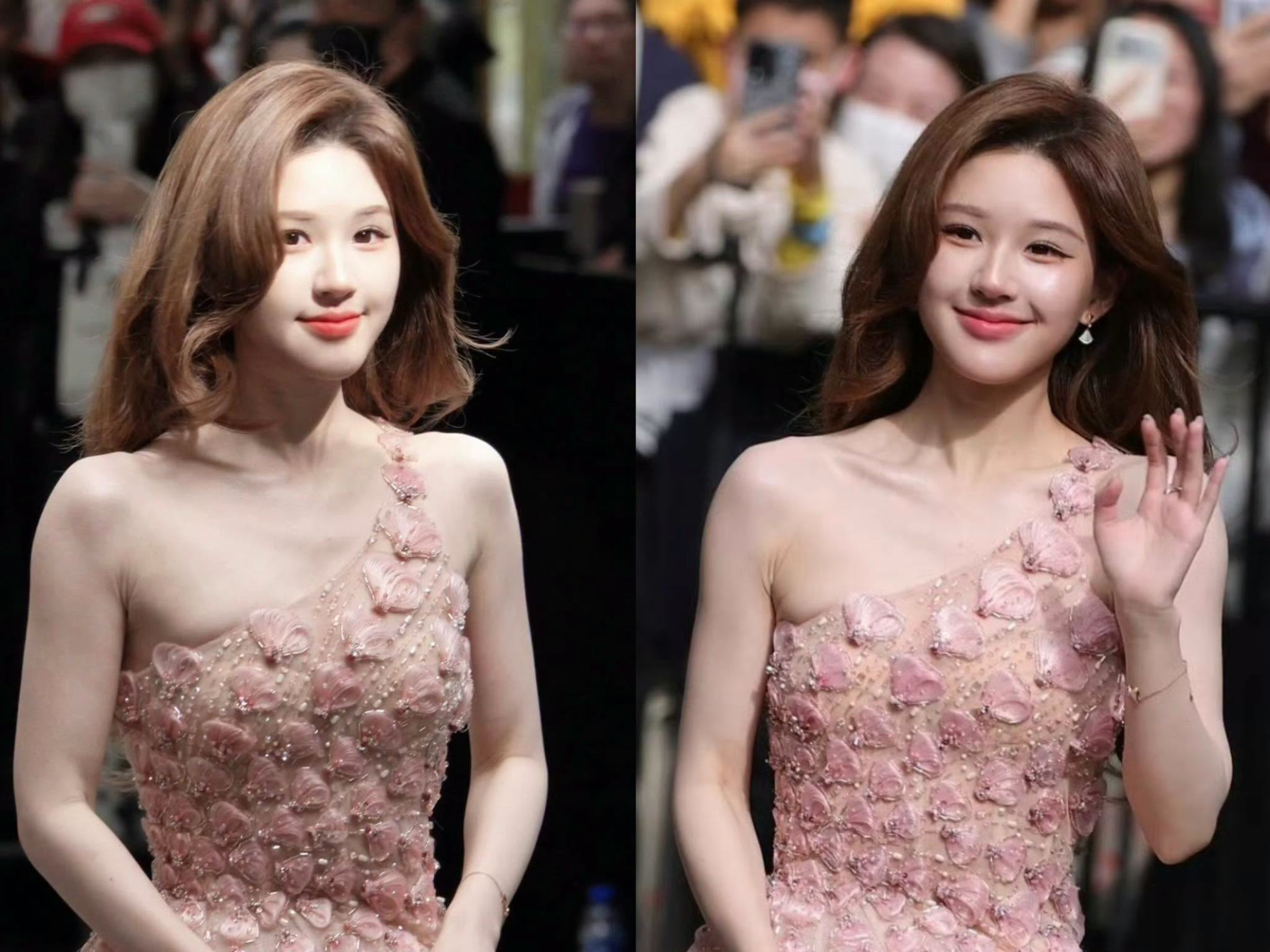 Triệu Lộ Tư mặc váy của NTK Việt, nhan sắc đẹp lên thấy rõ- Ảnh 3.