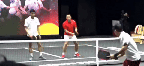 Xôn xao video thầy dạy pickleball giá 2 triệu/ giờ đi đánh giải: Ai ngờ vẫn giẫm bếp, rúc lưới như "newbie"- Ảnh 3.