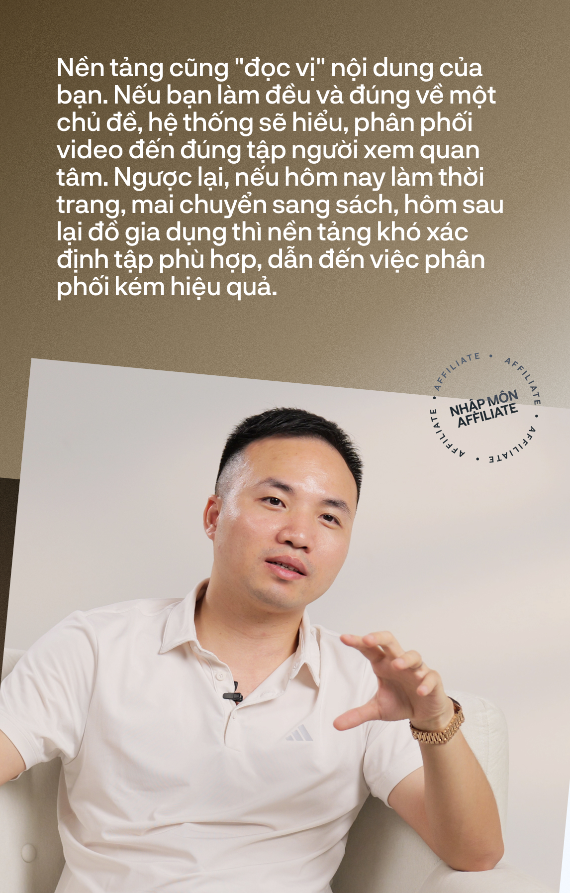 VIDEO Nhập môn affiliate cho những người “không nổi tiếng”, “không nhiều follower”: 2 chuyên gia chỉ ra cách đơn giản nhất để ra đơn- Ảnh 5.