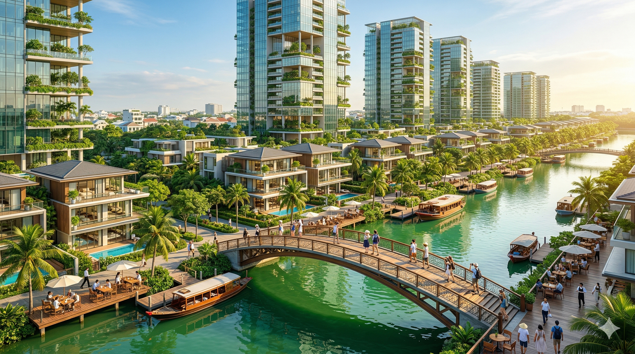 Toàn cảnh dự án lớn nhất lịch sử miền Tây do Vingroup đề xuất : Rộng gấp đôi sân bay Tân Sơn Nhất, dân số dự kiến 300.000 người - Ảnh 3.