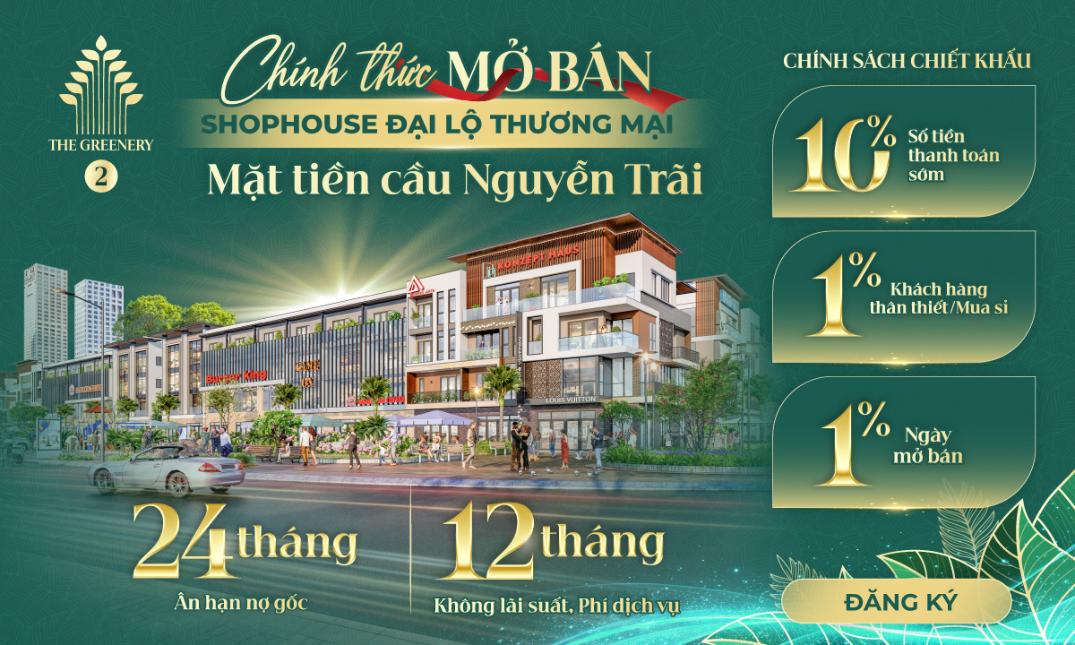 The Greenery 2 mở nhận giữ chỗ: chỉ 52 căn shophouse mặt tiền cầu Nguyễn Trãi - Ảnh 5.