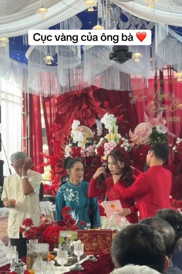 Đám cưới đặc biệt của cô dâu Hà Tĩnh: Ông bà trao vàng, sổ đỏ, giá trị nhất là 2 chiếc ghế trống và bức thư tay- Ảnh 4.