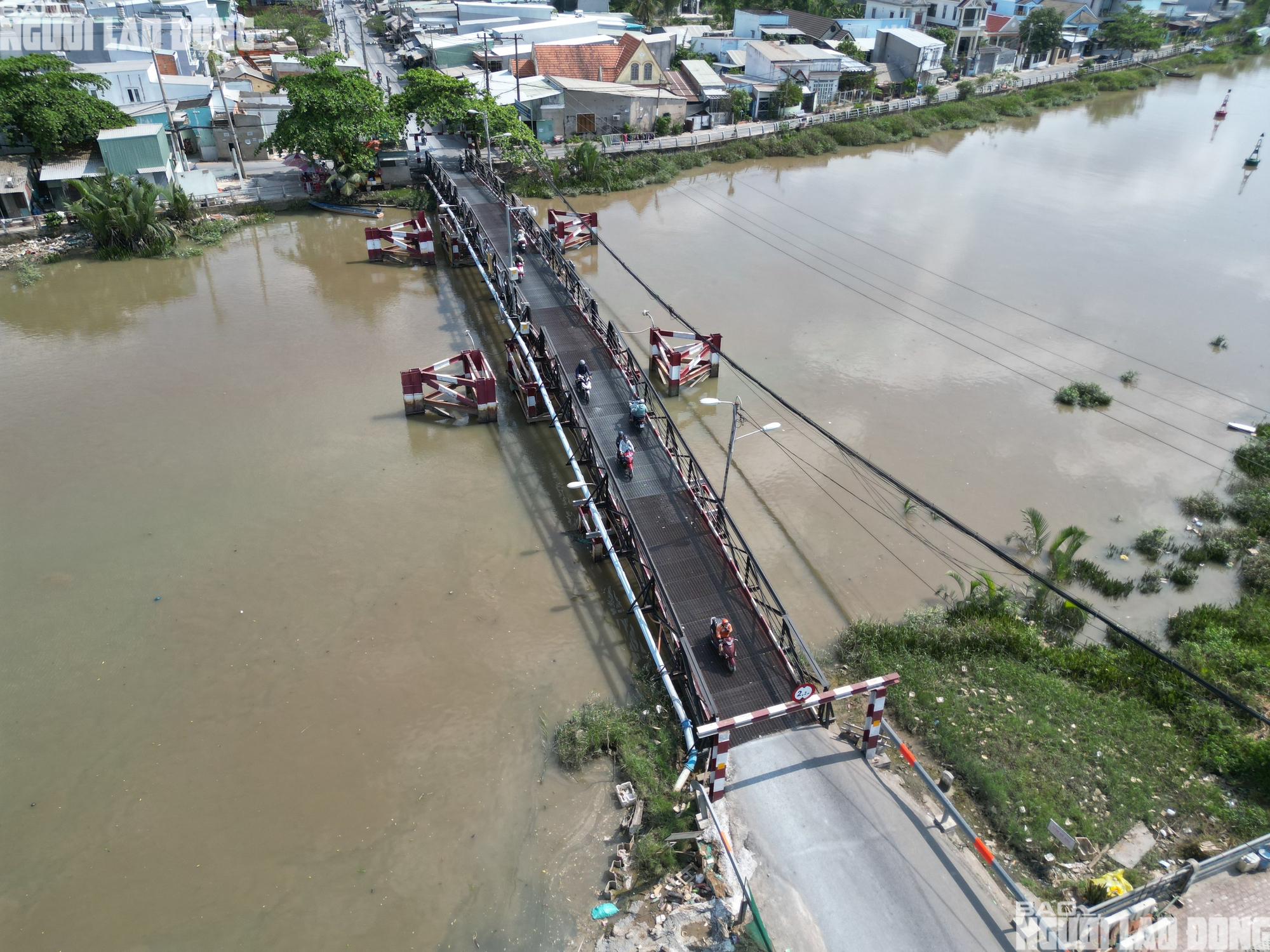 Cận cảnh công trường cầu gần 500 tỉ đồng nối TPHCM với cửa ngõ đi Tây Ninh- Ảnh 5.