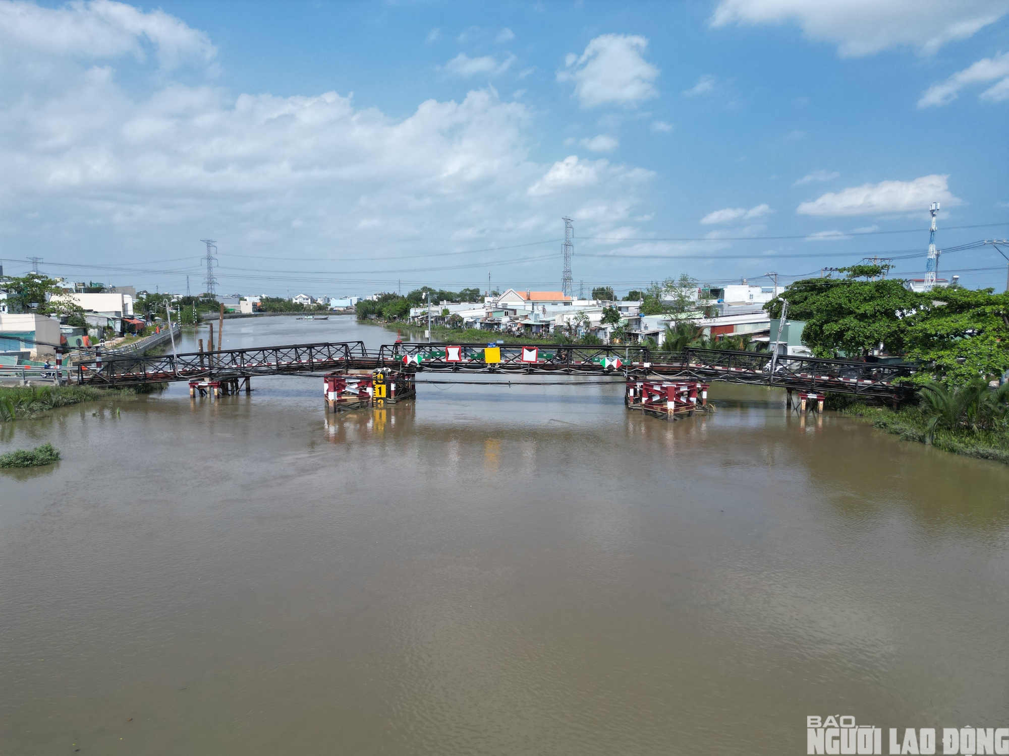 Cận cảnh công trường cầu gần 500 tỉ đồng nối TPHCM với cửa ngõ đi Tây Ninh- Ảnh 12.