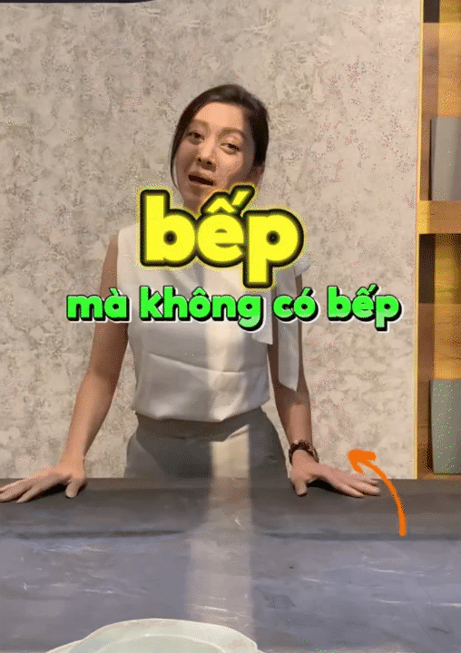 Hội chị em xôn xao với căn bếp có “bếp nấu vô hình”: Nhìn như bàn ăn, đặt nồi ở đâu nấu được ở đó- Ảnh 12.