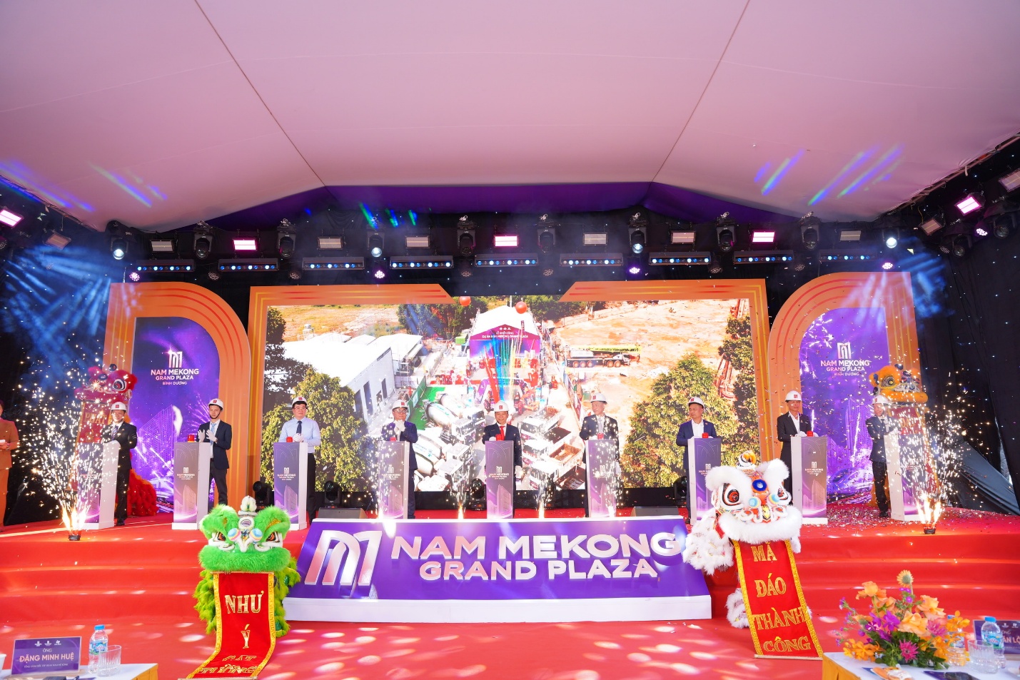 Tập đoàn Nam Mê Kông (VC3) chính thức khởi công Nam Mekong Grand Plaza - Ảnh 1.