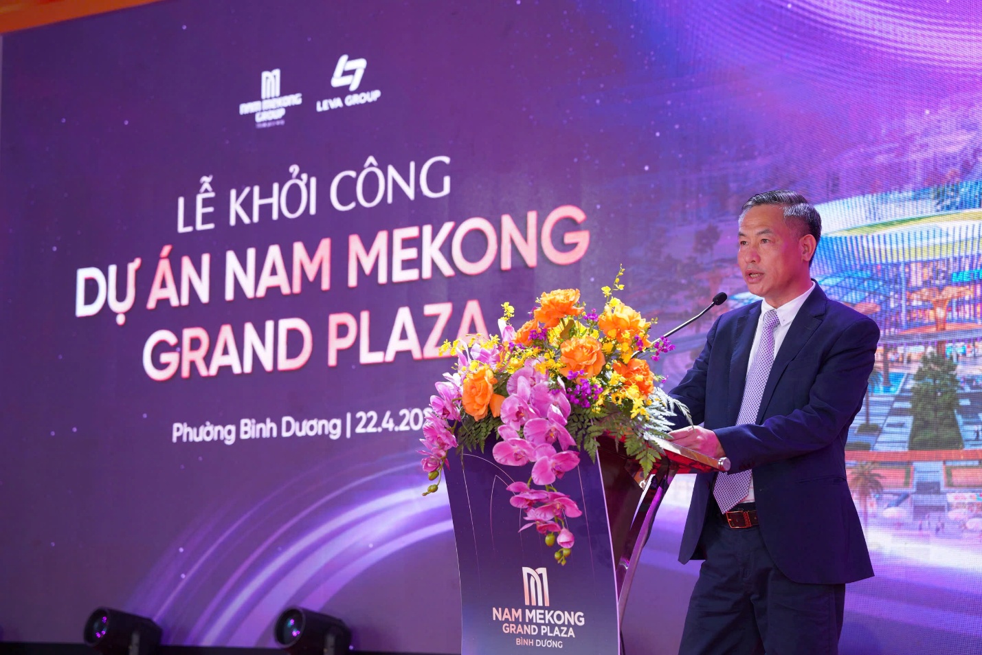 Tập đoàn Nam Mê Kông (VC3) chính thức khởi công Nam Mekong Grand Plaza - Ảnh 2.