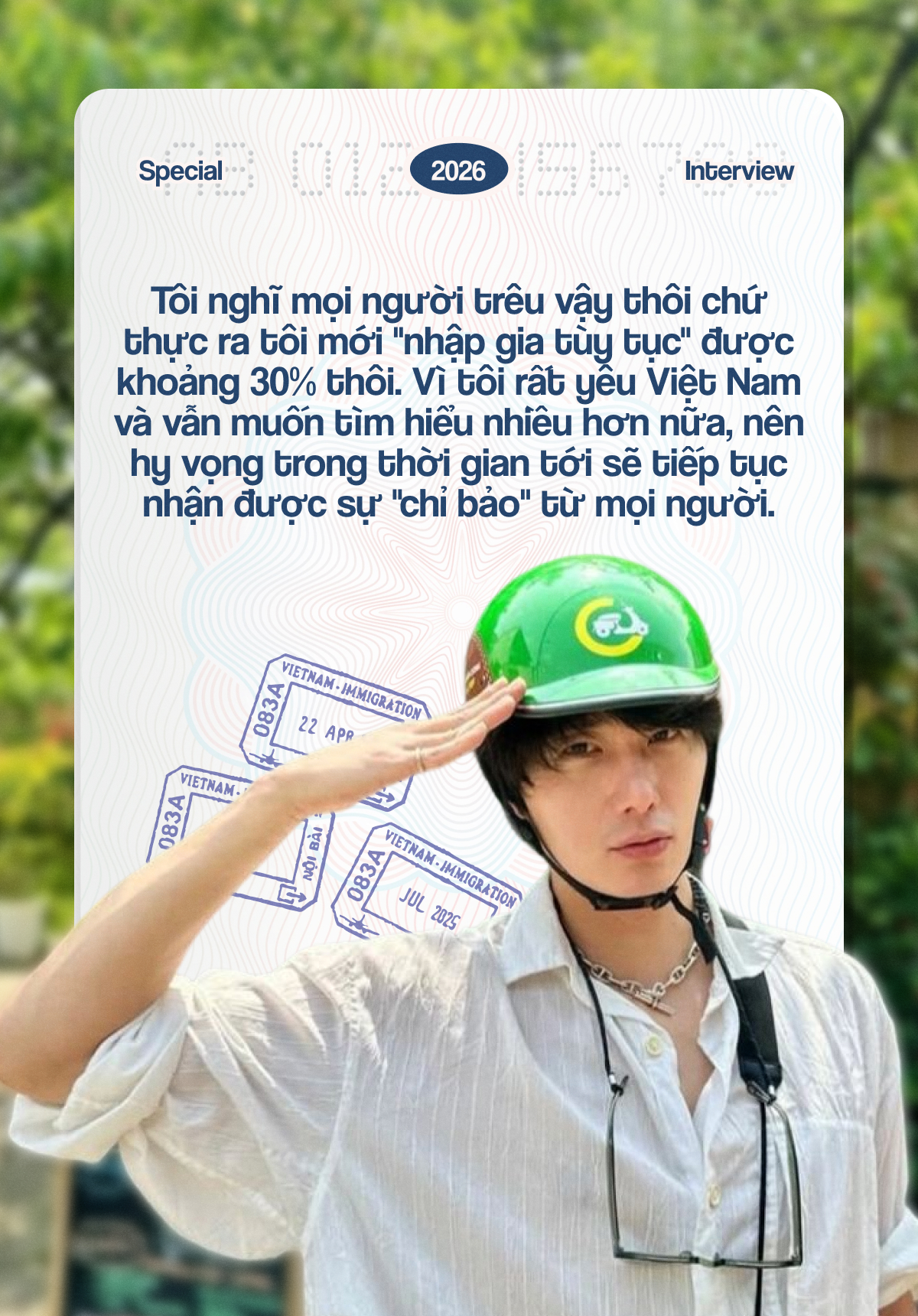 "Rể Việt" Jung Il-woo: “Tôi mê rau mùi, khoái ngồi ghế nhựa ăn phở bình dân hơn vào nhà hàng" - Ảnh 4.