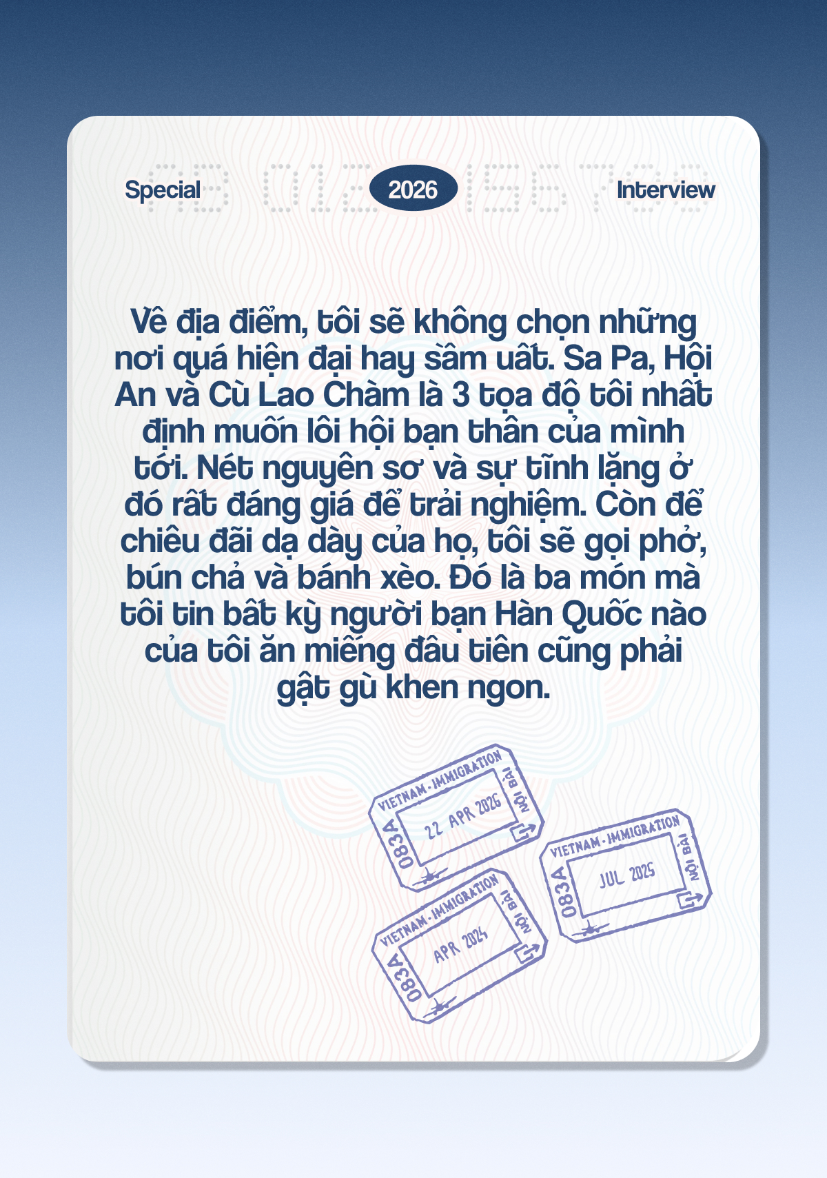 "Rể Việt" Jung Il-woo: “Tôi mê rau mùi, khoái ngồi ghế nhựa ăn phở bình dân hơn vào nhà hàng" - Ảnh 6.