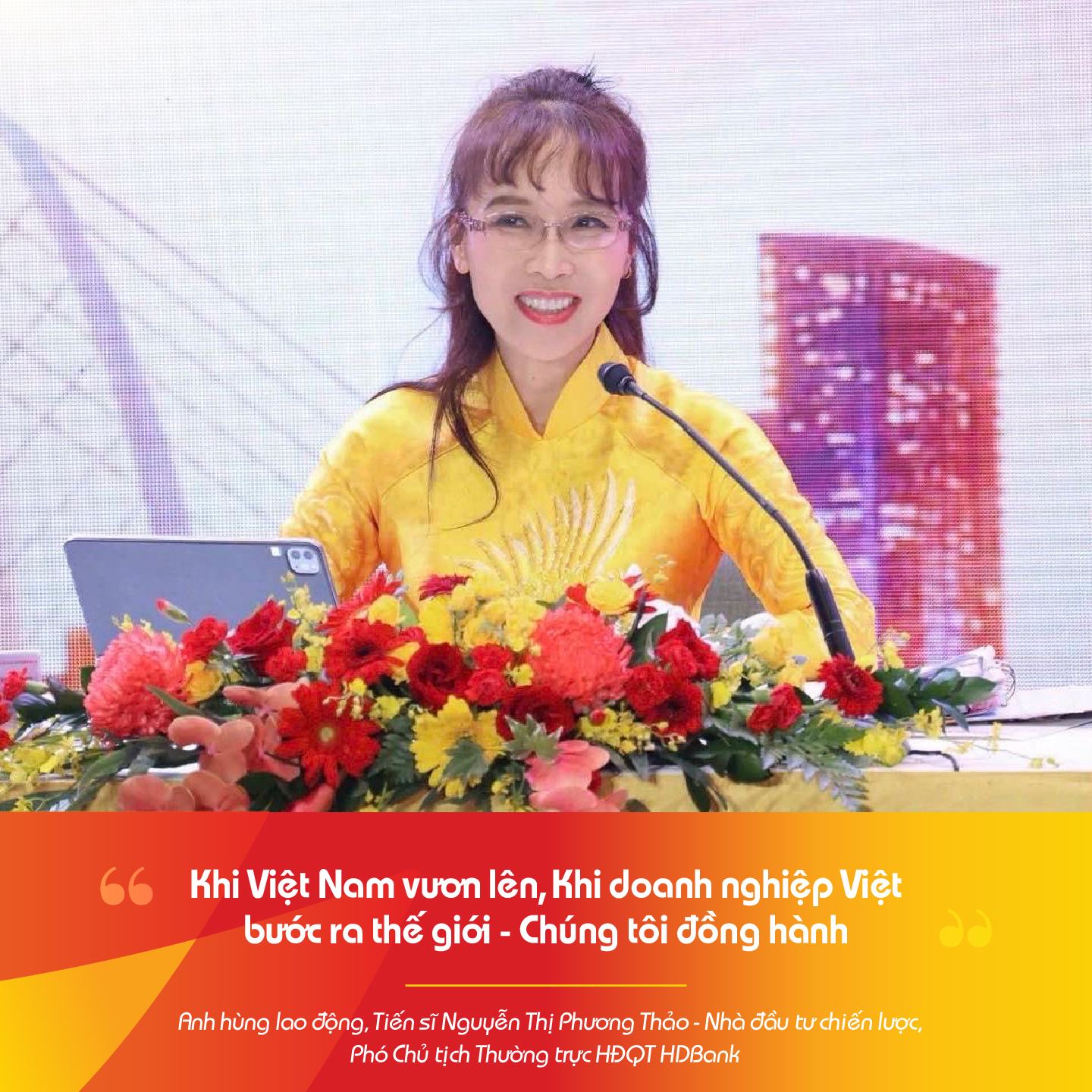 Những phát biểu ấn tượng của Ban lãnh đạo HDBank tại ĐHCĐ 2026 - Ảnh 5.