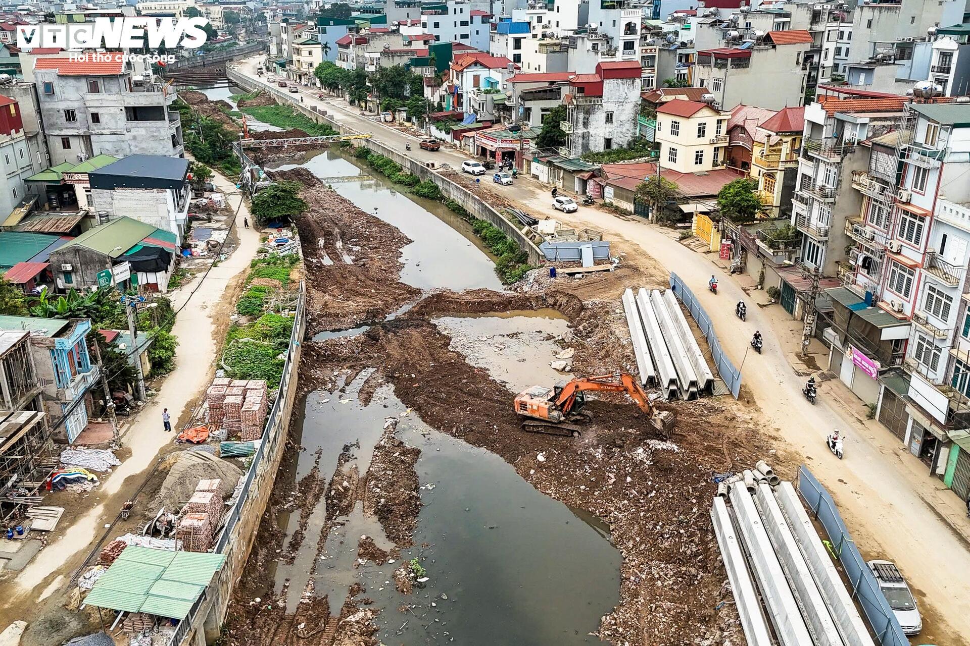 Hà Nội: Dự án thoát nước gần 7.500 tỷ vẫn ngổn ngang sau hơn một thập kỷ thi công- Ảnh 5.