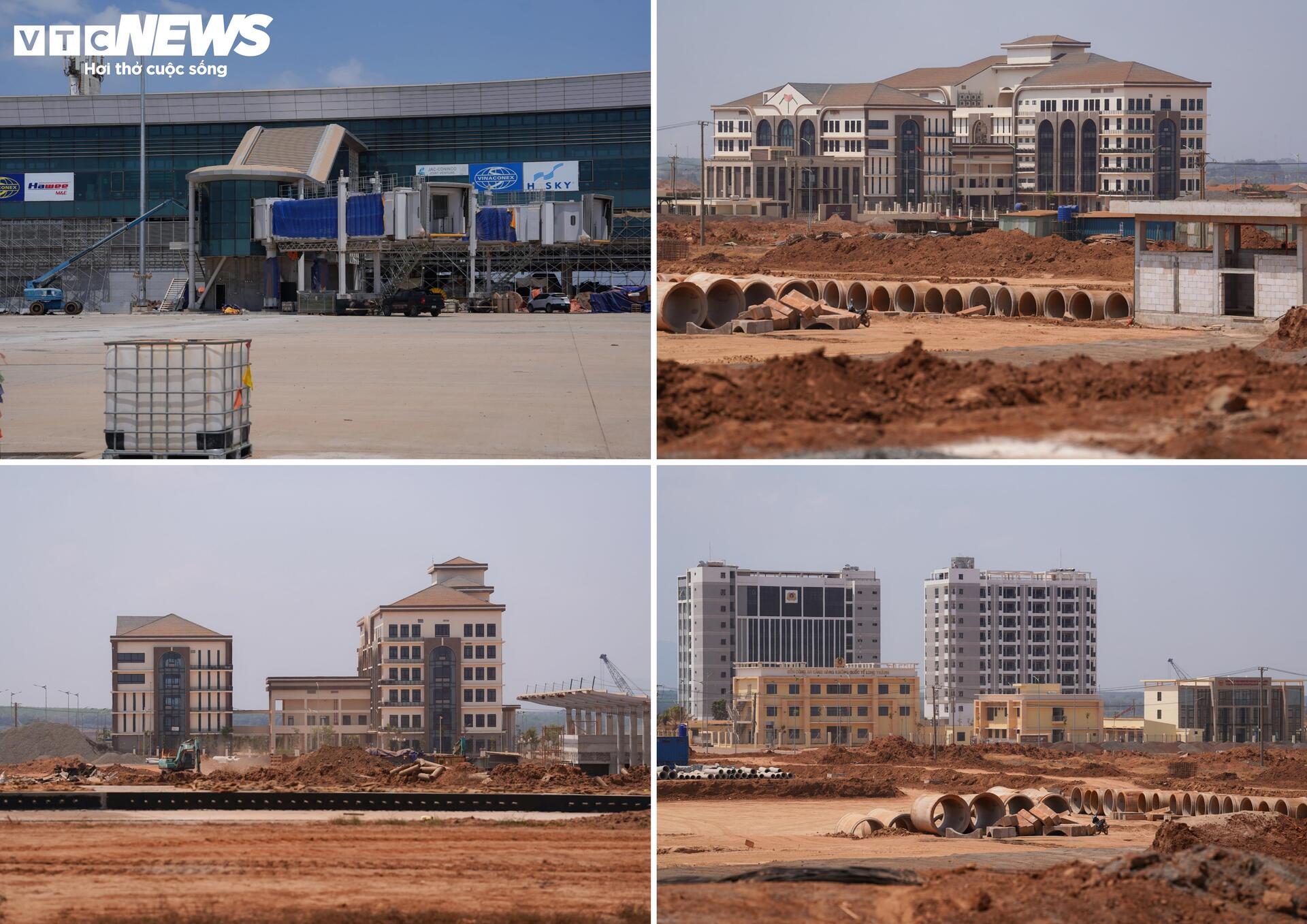 Cận cảnh sân bay Long Thành ngổn ngang, công nhân thưa thớt- Ảnh 11.