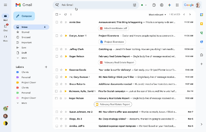 Google đưa AI Overviews vào Gmail: Hỏi thẳng thay vì lục từng email- Ảnh 1.