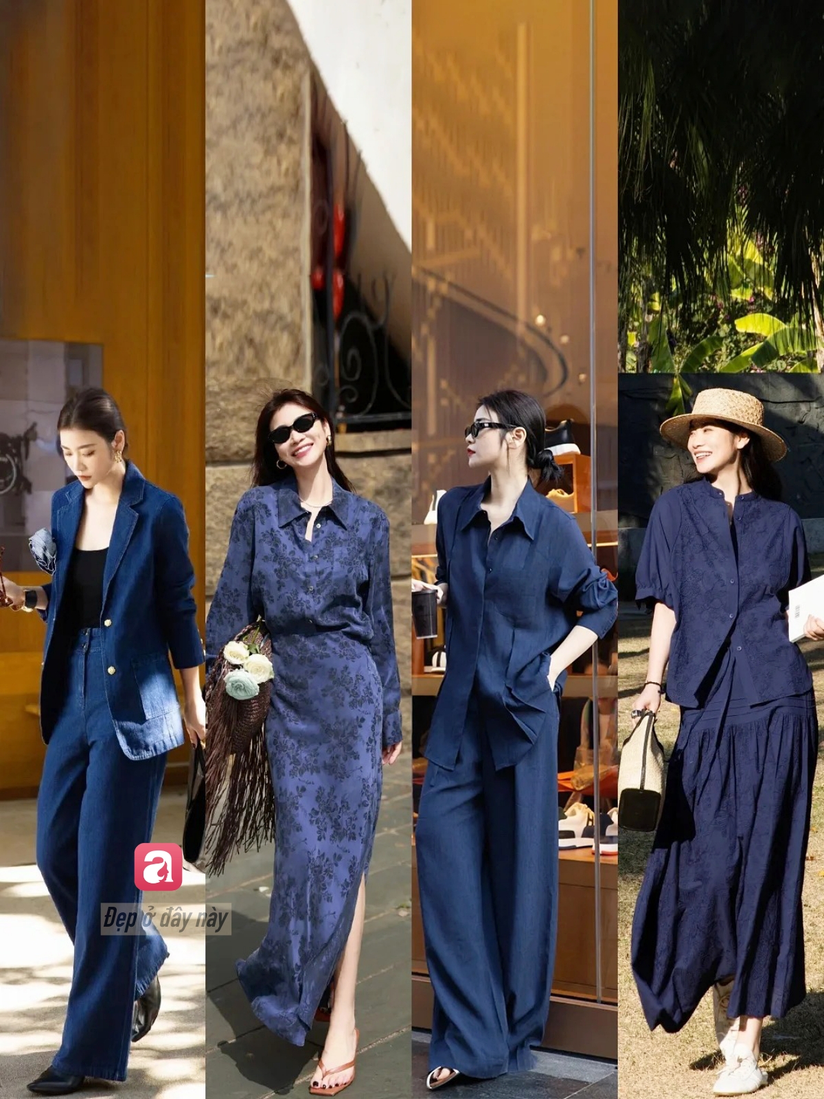 Xanh navy đang “soán ngôi” màu đen, giúp bộ nào bộ nấy trông “đắt tiền” hơn hẳn- Ảnh 2.