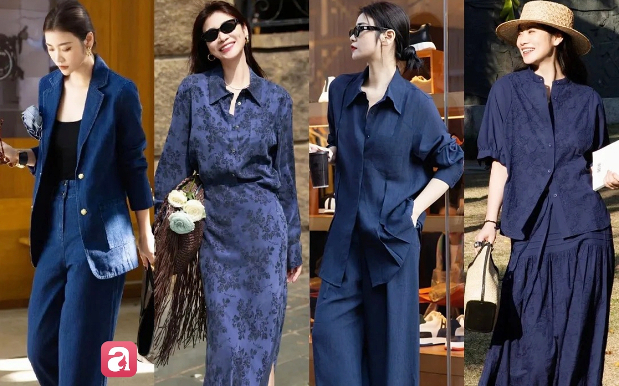 Xanh navy đang “soán ngôi” màu đen, giúp bộ nào bộ nấy trông “đắt tiền” hơn hẳn- Ảnh 1.