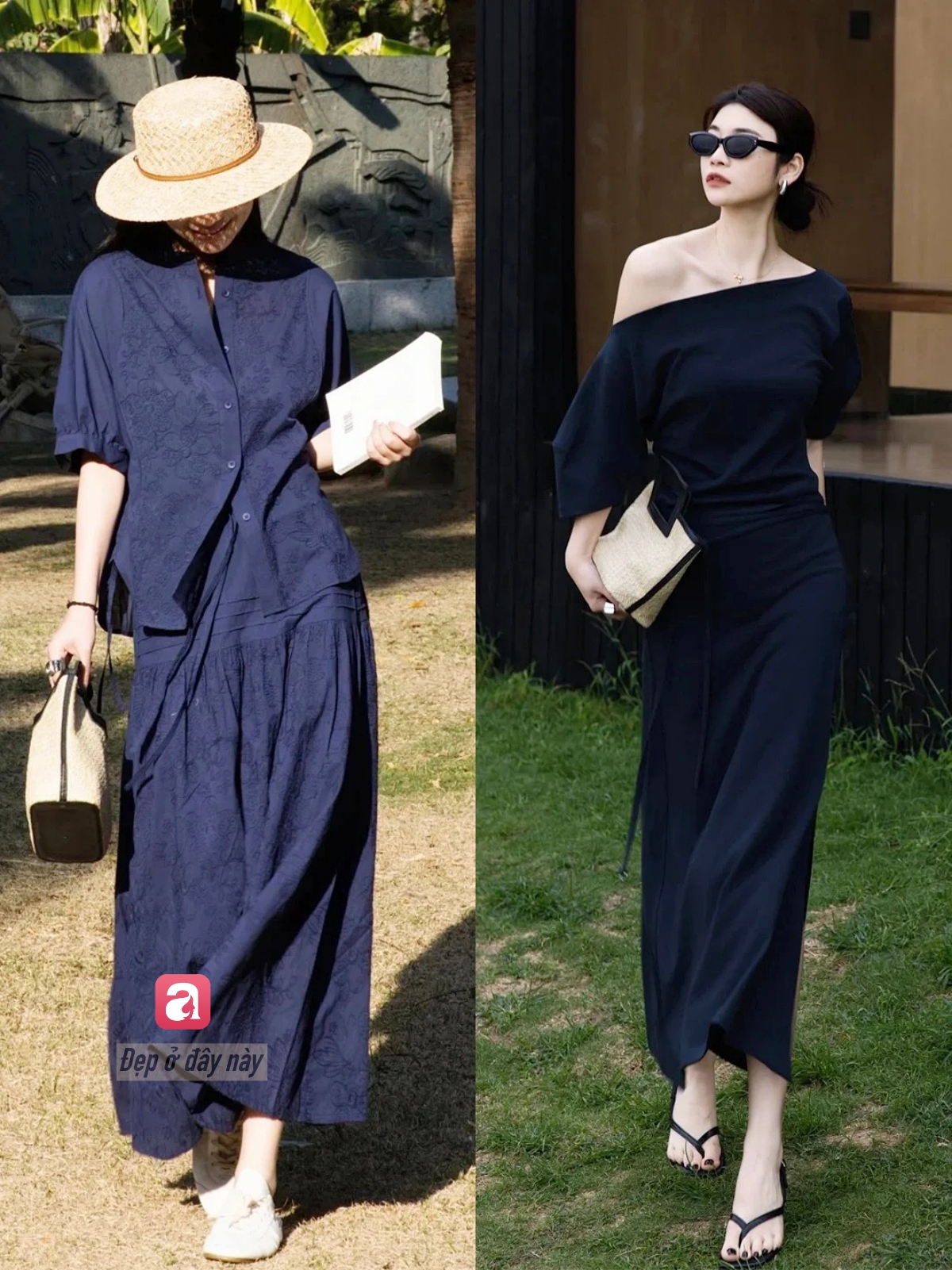 Xanh navy đang “soán ngôi” màu đen, giúp bộ nào bộ nấy trông “đắt tiền” hơn hẳn- Ảnh 4.