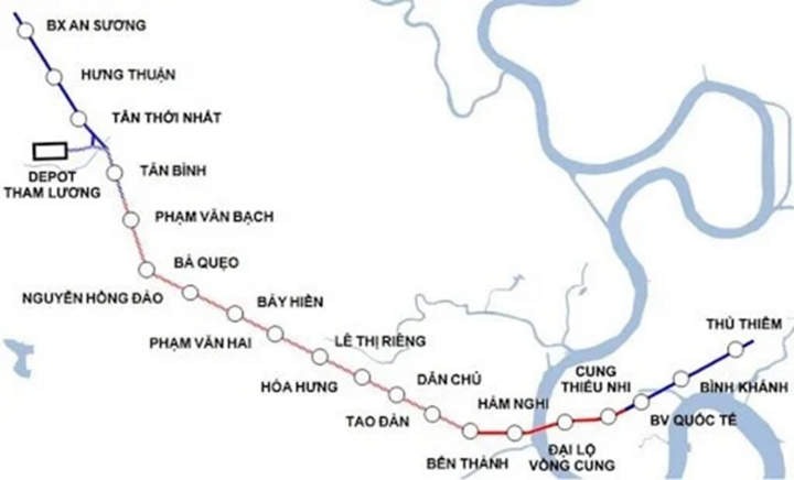 Quy mô tuyến metro kết nối sân bay Long Thành - Tân Sơn Nhất sắp khởi công- Ảnh 1.