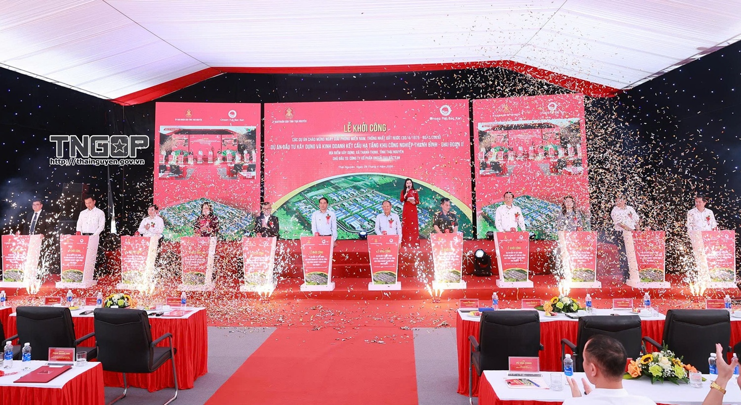 Khởi công loạt dự án lớn, tổng vốn đầu tư gần 8.500 tỷ đồng tại tỉnh định hướng lên thành phố trực thuộc Trung ương- Ảnh 1.