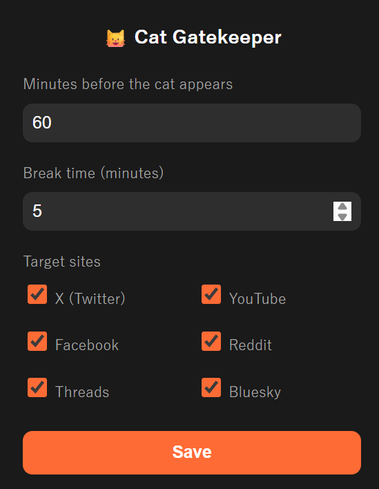 Ứng dụng hay: Chú mèo béo đáng yêu "nằm chình ình" trên màn hình để nhắc nhở mọi người không lướt mạng xã hội nữa - Ảnh 2.