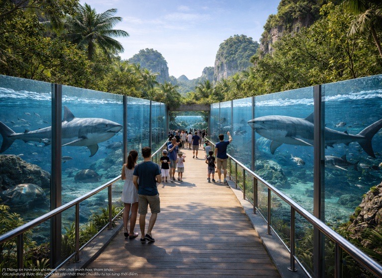 Việt Nam sắp có công viên thủy cung lớn nhất thế giới: Rộng hơn sân Mỹ Đình, sức chứa lên đến 450 triệu lít nước- Ảnh 1.