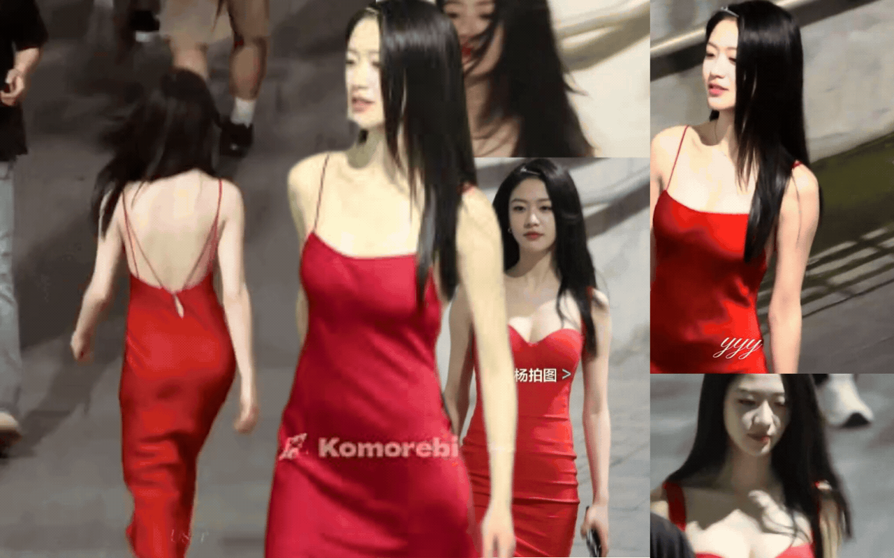 Mỹ nữ diện váy đỏ khoe lưng trần viral khắp xứ Trung: 1,4 tỷ dân khó ai làm lại- Ảnh 5.