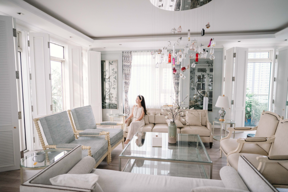 Khu vườn trên penthouse tầng 36, ngắm trọn Landmark 81: "Phú bà" thu đẫm trái ngọt hoa thơm- Ảnh 2.