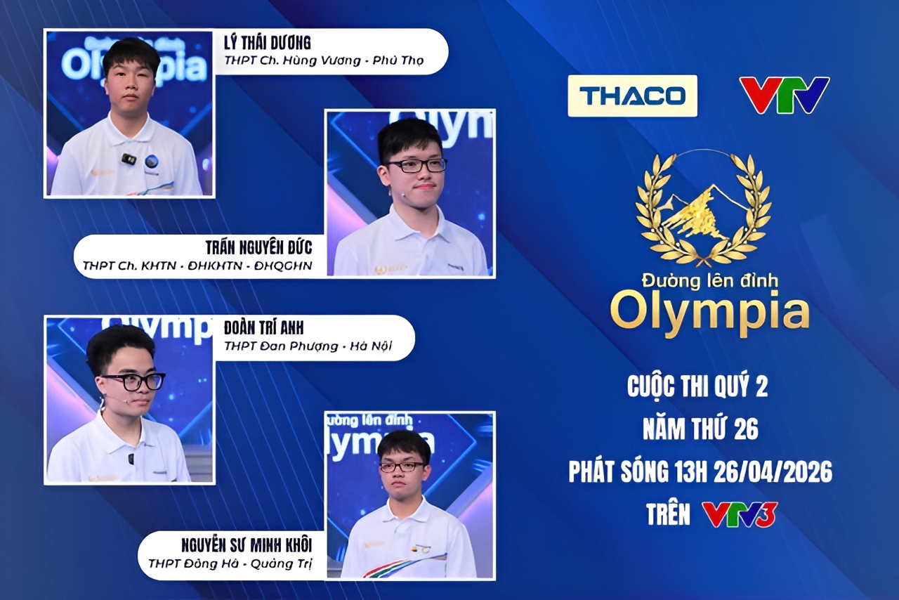 Chân dung nam sinh vừa mang cầu truyền hình Chung kết năm Đường Lên Đỉnh Olympia lần đầu tiên trong lịch sử về Phú Thọ- Ảnh 1.