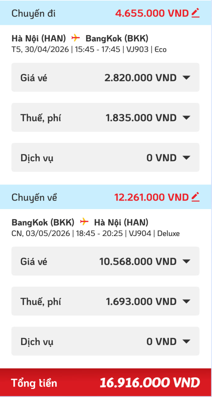 Vé máy bay chạm mốc 25 triệu, Thái Lan không còn là lựa chọn rẻ nữa rồi- Ảnh 4.