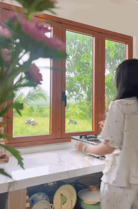 25 tuổi xây nhà 70m² chỉ với 200 triệu ở Khánh Hòa: Nhìn căn nhà nhỏ giữa sân vườn, nhiều người không tin nổi chi phí- Ảnh 7.