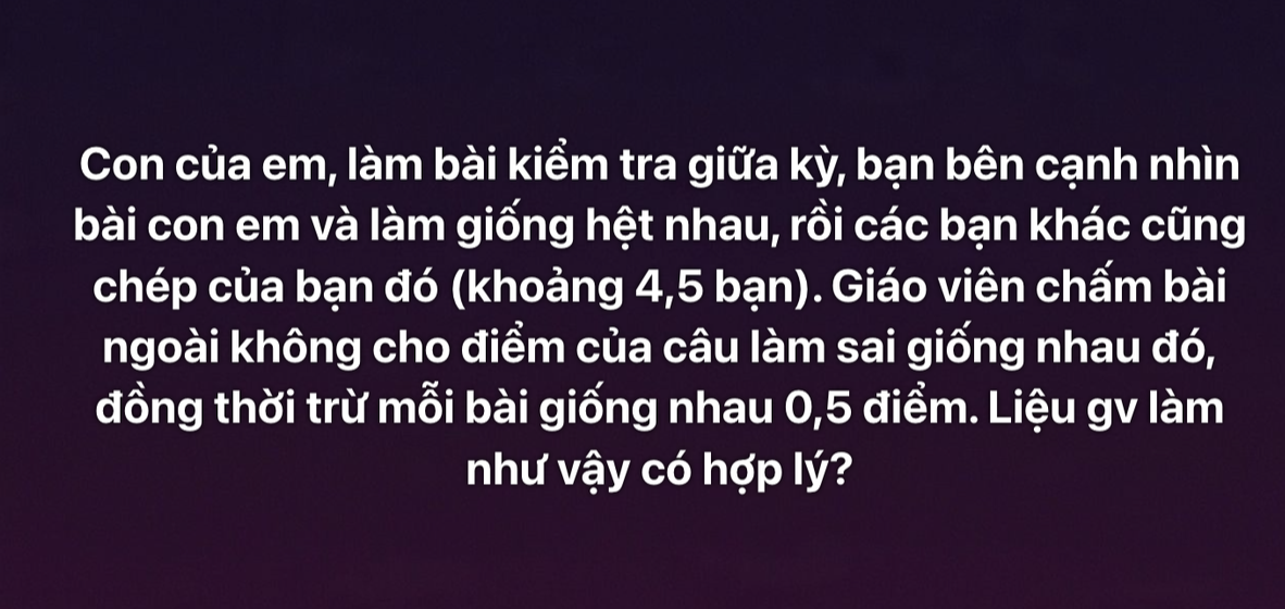 0,5 điểm khiến hơn 200 phụ huynh Hà Nội tranh cãi: Bỏ qua cái sai nhỏ sẽ thành cái sai lớn?- Ảnh 1.