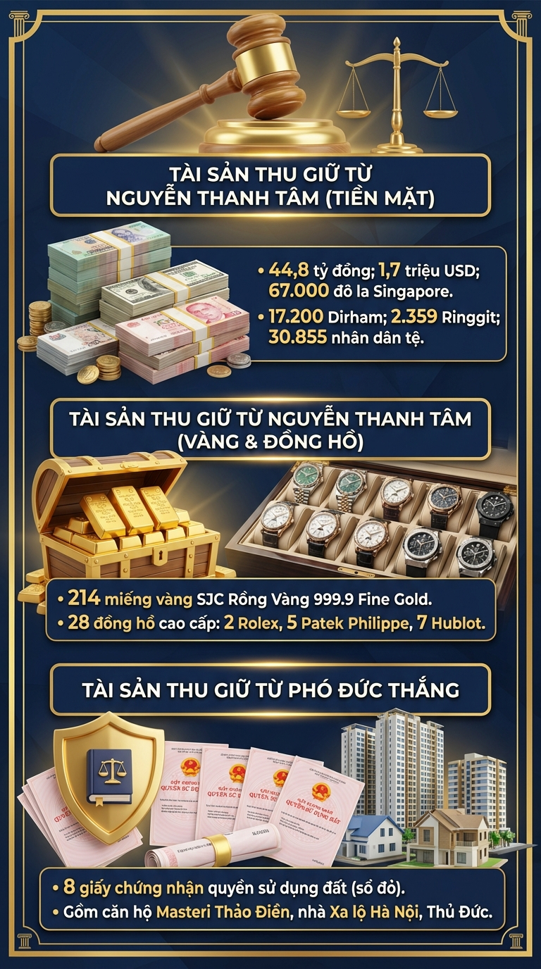 Khối tài sản trăm tỷ đồng khi khám xét khẩn cấp chung cư của Nguyễn Thị Thanh Tâm- Ảnh 2.