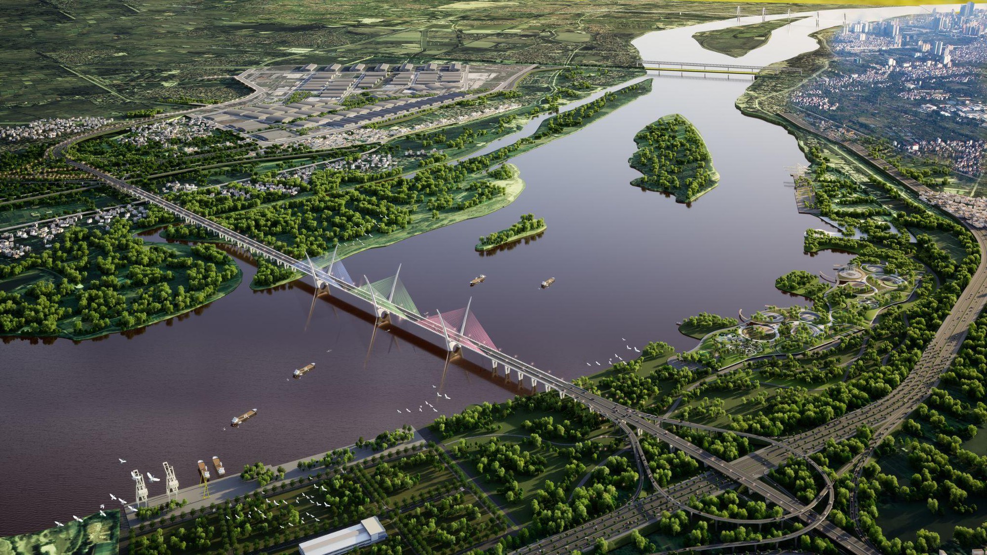 Dự án hàng hiệu của Sunshine Group đón “cú hích” từ cầu Thượng Cát, Hồng Hà - Ảnh 1.