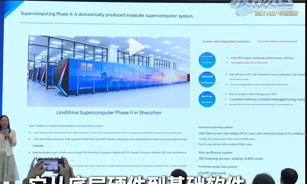 Trung Quốc có siêu máy tính chỉ dùng chip nội địa, không phụ thuộc Mỹ - Ảnh 3.