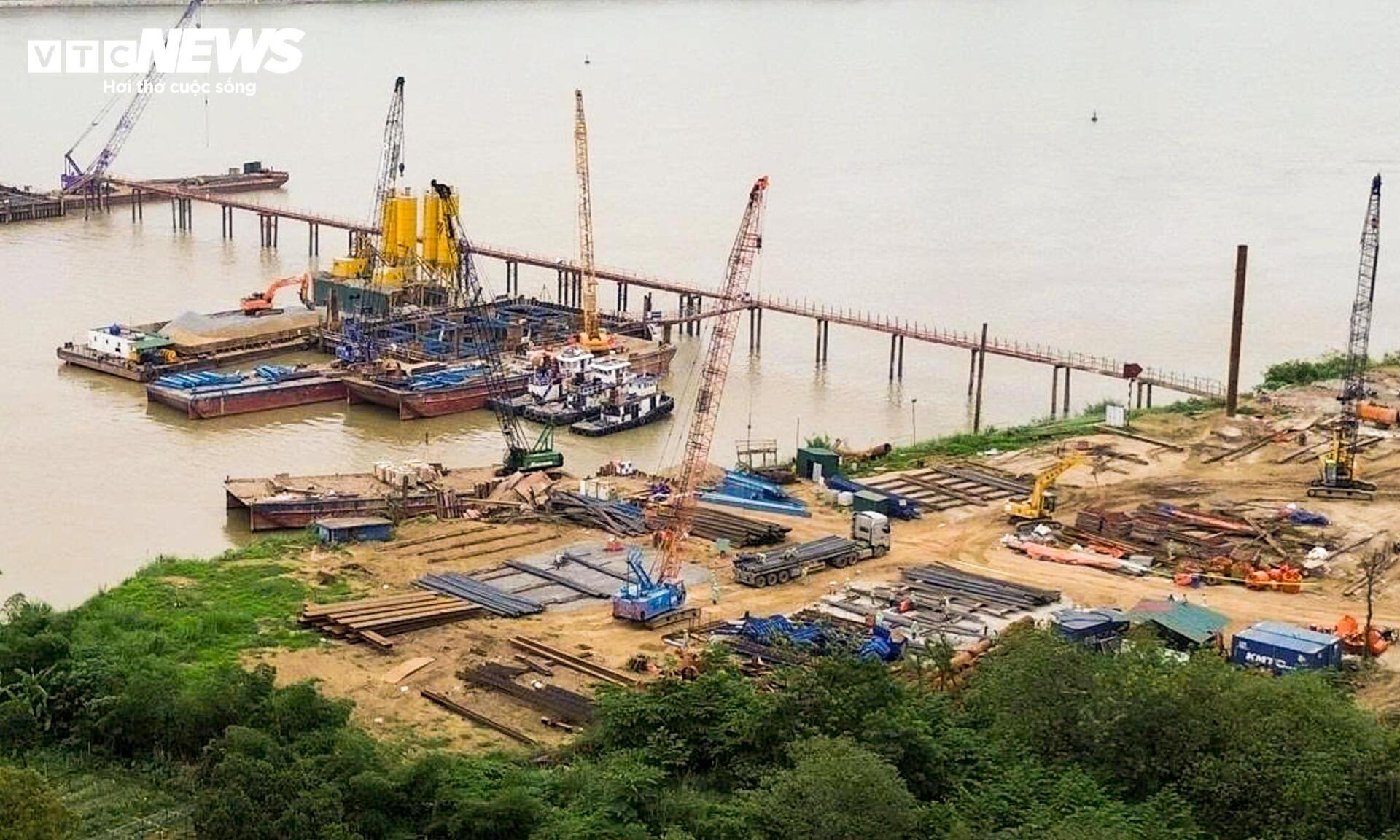 Bên trong đại công trường cầu Trần Hưng Đạo gần 16 nghìn tỷ đồng ở Hà Nội- Ảnh 3.