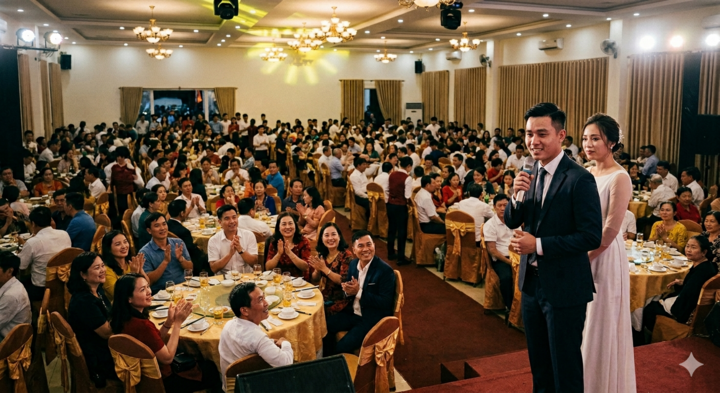 Đám cưới của tôi có 500 khách, trong đó hơn 400 người tôi không quen- Ảnh 1.