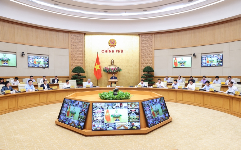 Thủ tướng chủ trì phiên họp thường kỳ và Hội nghị trực tuyến Chính phủ với địa phương- Ảnh 1.