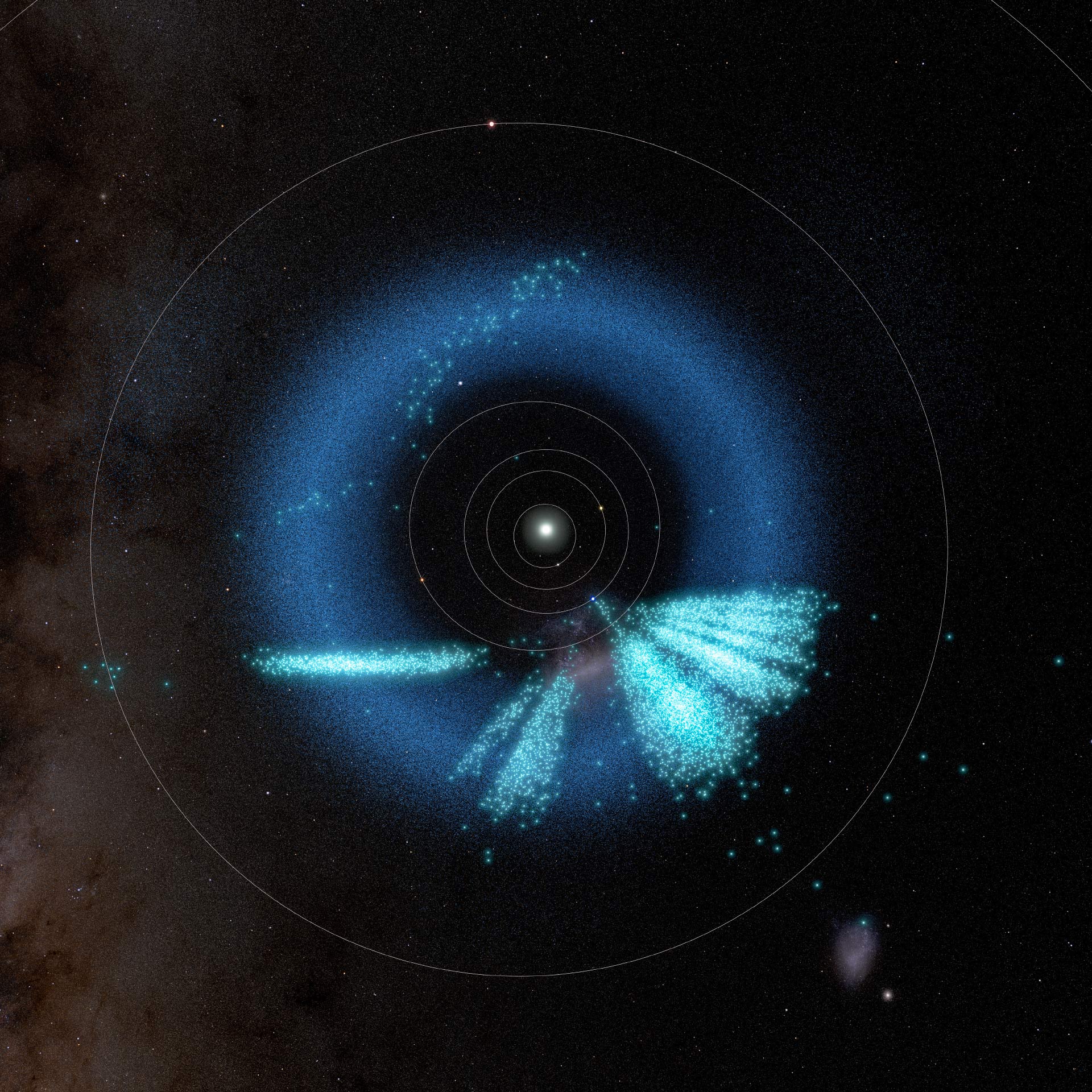 Hơn 11.000 vật thể "vô hình" cùng lộ diện trên bầu trời - Ảnh 1.