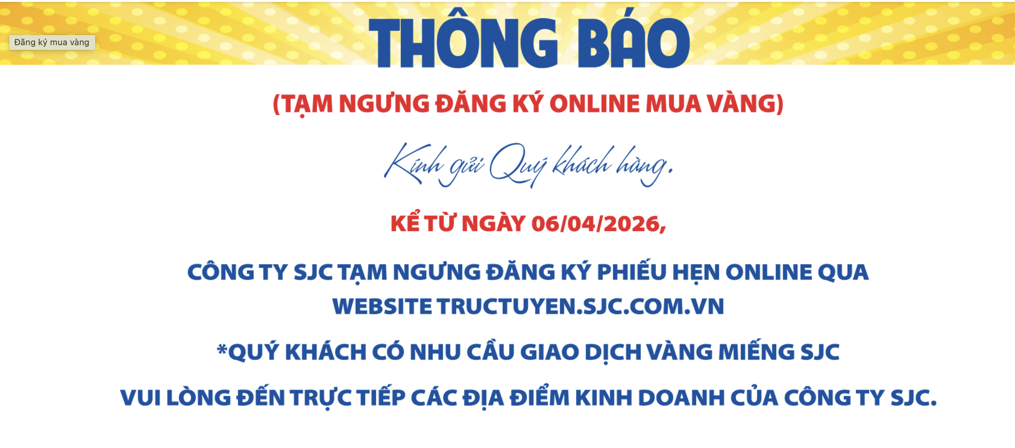 Tối 6-4, giá vàng tăng trở lại, công ty SJC tạm ngưng đăng ký online mua vàng- Ảnh 2. Tối 6-4, giá vàng tăng trở lại, công ty SJC tạm ngưng đăng ký online mua vàng- Ảnh 2.