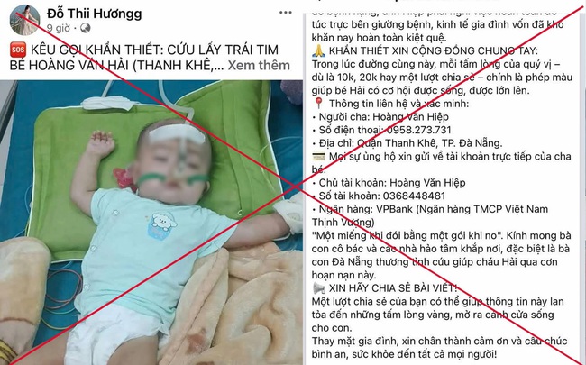 Bịa tin “bắt cóc trẻ em” để kêu gọi chuyển tiền: Chiêu lừa đảo tinh vi trên Facebook- Ảnh 1.