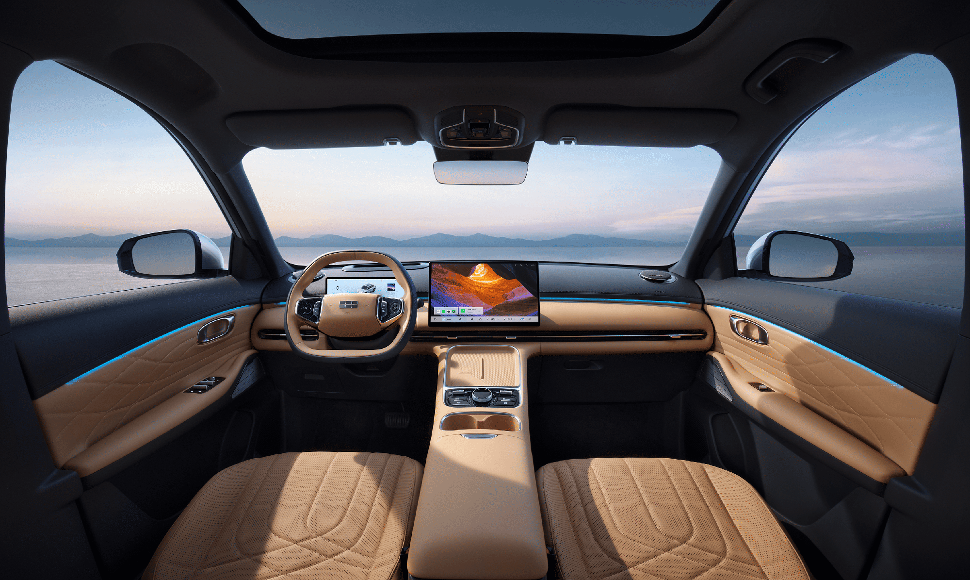 Geely EX5 EM-i: Tân binh SUV phá vỡ giới hạn xe xanh - Ảnh 1. Geely EX5 EM-i: Tân binh SUV phá vỡ giới hạn xe xanh - Ảnh 1.