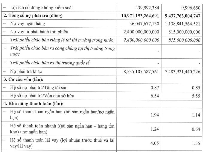 Chủ đầu tư Aqua City báo lãi giảm 79%, nợ phải trả gấp 5,5 lần vốn chủ sở hữu - Ảnh 1.