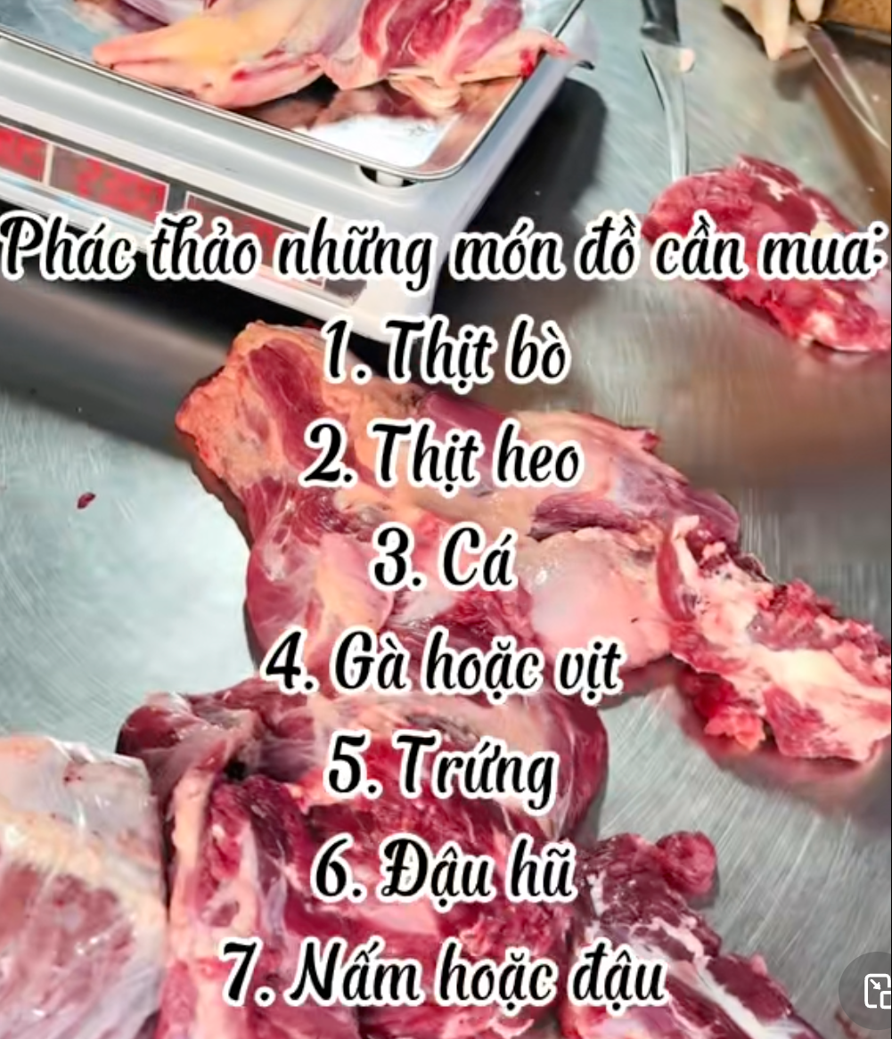 Đi chợ theo tuần, cấp đông thông minh: Cách người mẹ duy trì nấu cơm 3 bữa/ngày cho cả gia đình với 7 triệu/tháng- Ảnh 2.