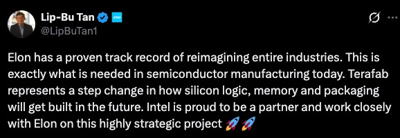 Intel “bắt tay” Elon Musk khởi động siêu dự án Terafab: Tham vọng thách thức vị thế của TSMC- Ảnh 2.