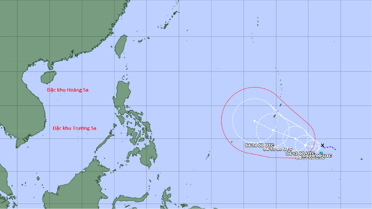 Áp thấp nhiệt đới có khả năng mạnh thành bão , ít khả năng vào Biển Đông - Ảnh 1. Áp thấp nhiệt đới có khả năng mạnh thành bão , ít khả năng vào Biển Đông - Ảnh 1.