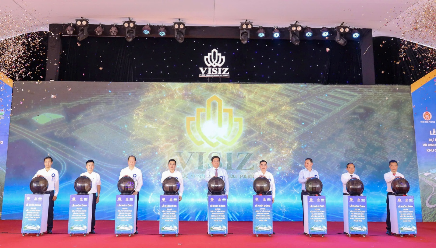 Khởi công Khu công nghiệp gần 1.988 tỷ đồng, dự kiến tạo việc làm cho hàng chục nghìn người tại tỉnh định hướng lên TP trực thuộc TW - Ảnh 1.
