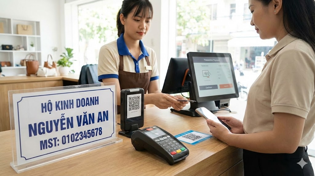 Cục Thuế khẳng định: Không bắt buộc lập tài khoản mang tên hộ kinh doanh - Ảnh 1.