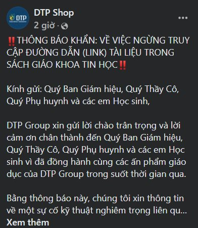 Xuất hiện link "web đen" trong sách Tin học lớp 3: Nhà phát hành ra khuyến cáo khẩn cấp- Ảnh 2.