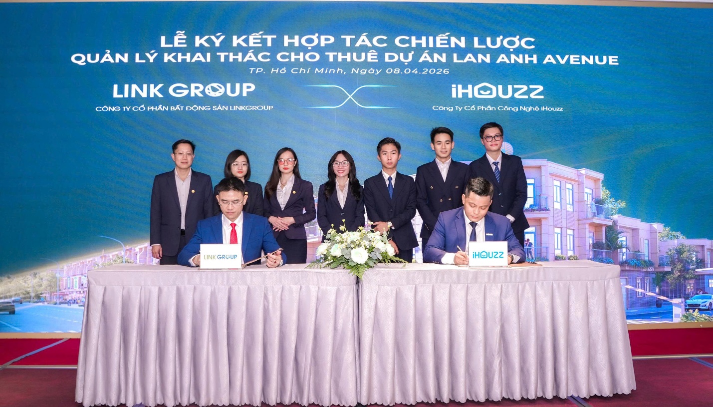 LinkGroup ký kết hợp tác cùng iHouzz quản lý khai thác cho thuê dự án Lan Anh Avenue - Ảnh 1.